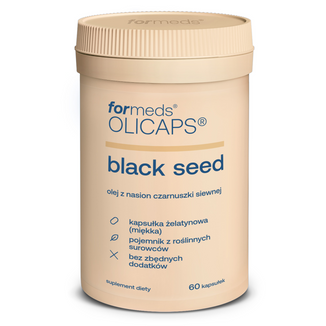 ForMeds Olicaps Black Seed, olej z czarnuszki, 60 kapsułek - zdjęcie produktu