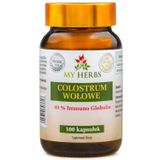 My Herbs Colostrum wołowe 40% Immuno Globulin, 100 kapsułek - miniaturka zdjęcia produktu