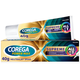Corega Power Max Supreme All-In 1, krem mocujący do protez zębowych, neutralny, 40 g - miniaturka zdjęcia produktu