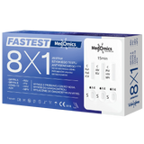 LabHome Test Combo 8w1 SARS-COV-2/Flu A/B/RSV/ADV/PIV/HRV/MPV, test diagnostyczny na obecność 8 wirusów, 1 sztuka - miniaturka zdjęcia produktu