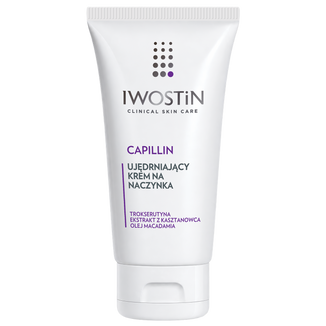 Iwostin Capillin, ujędrniający krem na naczynka, SPF 20, 50 ml Iwostin Capillin, ujędrniający krem na naczynka, SPF 20, 50 ml - zdjęcie produktu