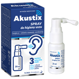 Akustix, spray do higieny uszu, 20 ml - miniaturka zdjęcia produktu