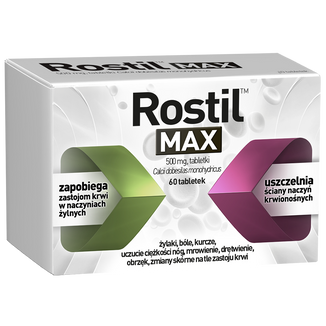 Rostil Max 500 mg, 60 tabletek Rostil Max 500 mg, 60 tabletek - zdjęcie produktu