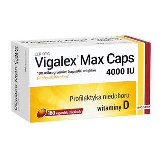 Vigalex Max Caps 4000 IU, 160 kapsułek Vigalex Max Caps 4000 IU, 160 kapsułek - zdjęcie produktu