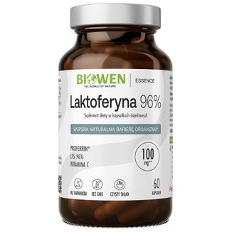 Biowen Laktoferyna 96%, 60 kapsułek - zdjęcie produktu