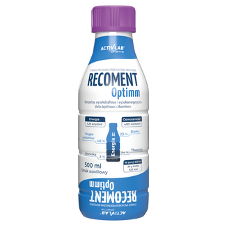 ActivLab Pharma Recoment Optimm, preparat odżywczy, smak waniliowy, 500 ml - zdjęcie produktu