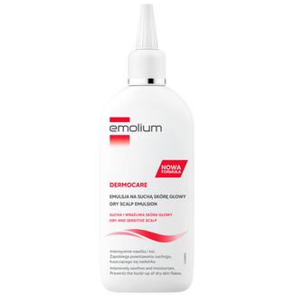 Emolium Dermocare, emulsja na suchą skórę głowy, 150 ml - zdjęcie produktu