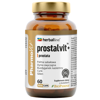 PharmoVit HerbalLine Prostalvit+ Prostata, 60 kapsułek - zdjęcie produktu