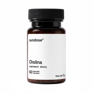Sundose Cholina, 60 kapsułek Sundose Cholina, 60 kapsułek - zdjęcie produktu