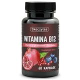 Skoczylas Witamina B12 3 formy z granatem i borówką, 60 kapsułek - miniaturka zdjęcia produktu