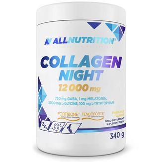 Allnutrition Collagen Night, smak ananasowy, 340 g - zdjęcie produktu