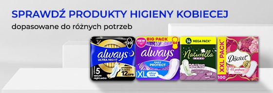 Produkty higieny kobiecej