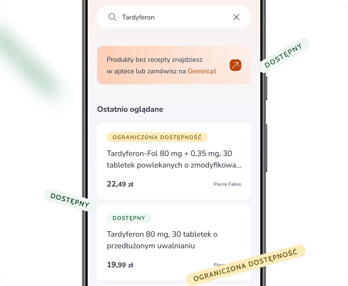 Rezerwacja produktów w aplikacji