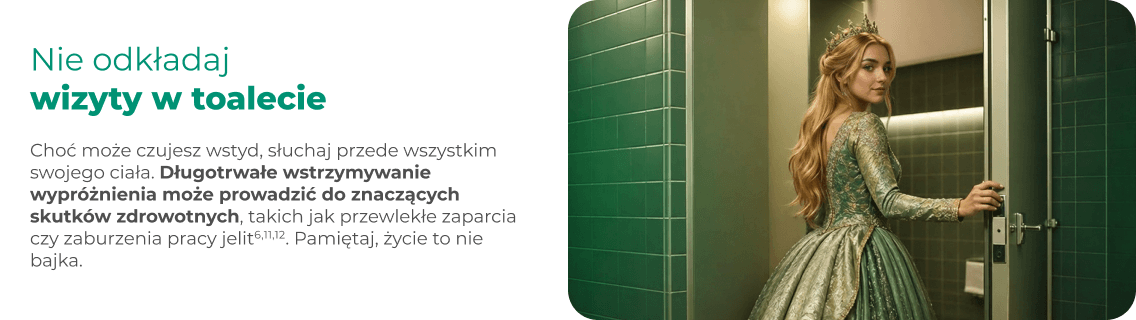 nie odkładaj wizyty w toalecie
